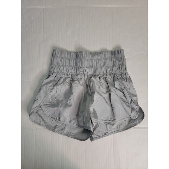 FREE PEOPLE Movement Boxing Shorts Womens SZ Large The Way Home High Rise Lined - Picture 1 of 11